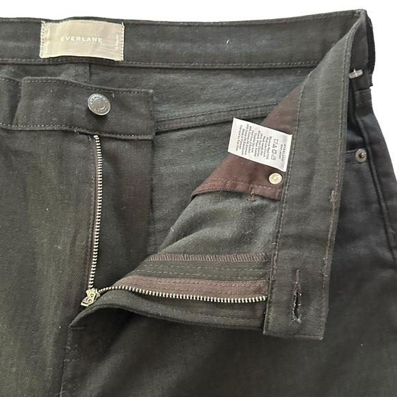 EVERLANE WAY-HIGH RAW HEM BLACK JEANS SIZE 32 - Picture 4 of 11